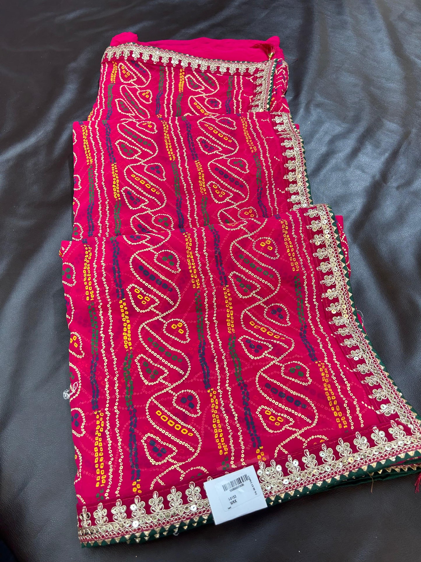 Gota Patti Bandhani Saree