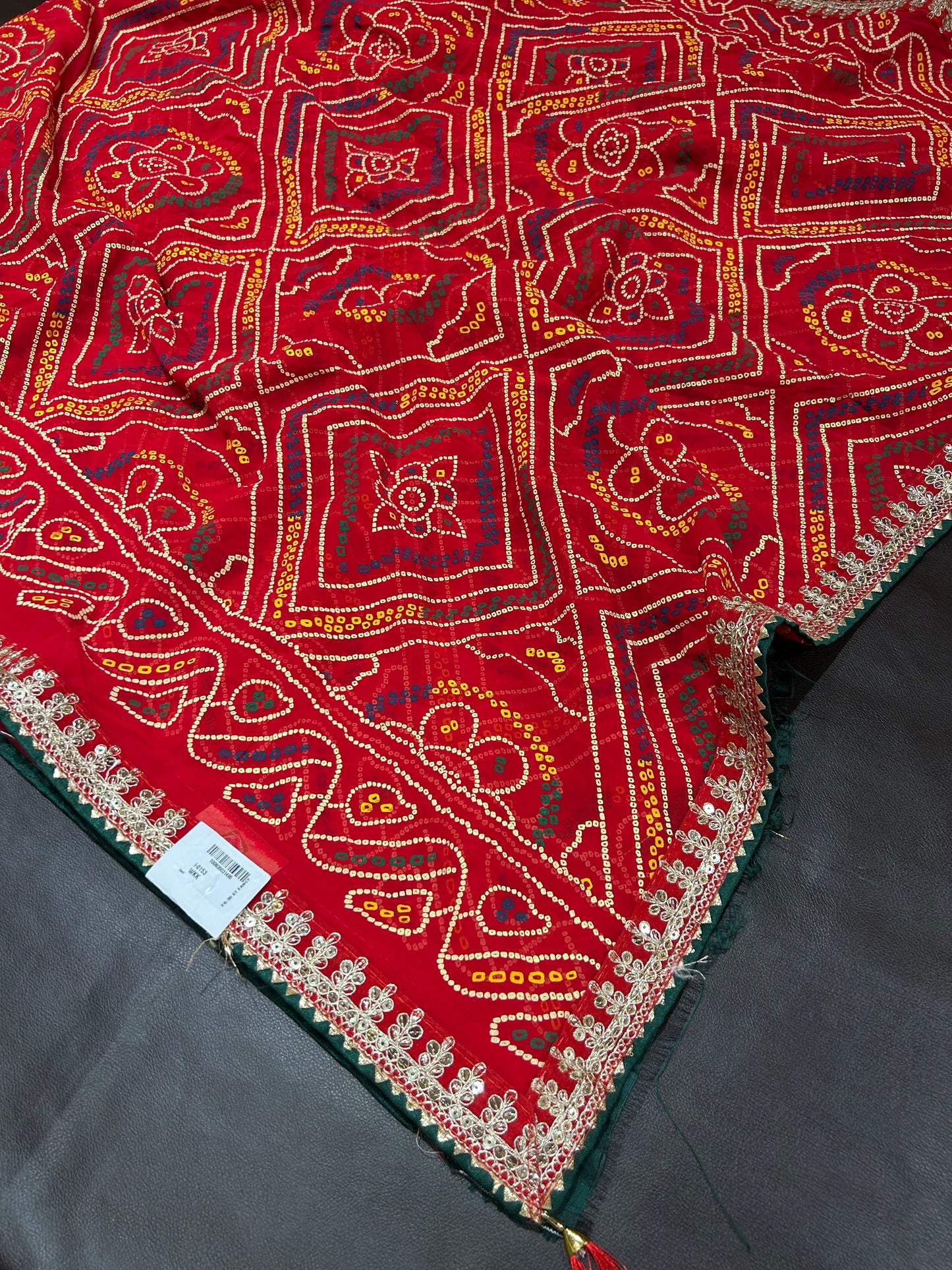 Gota Patti Bandhani Saree