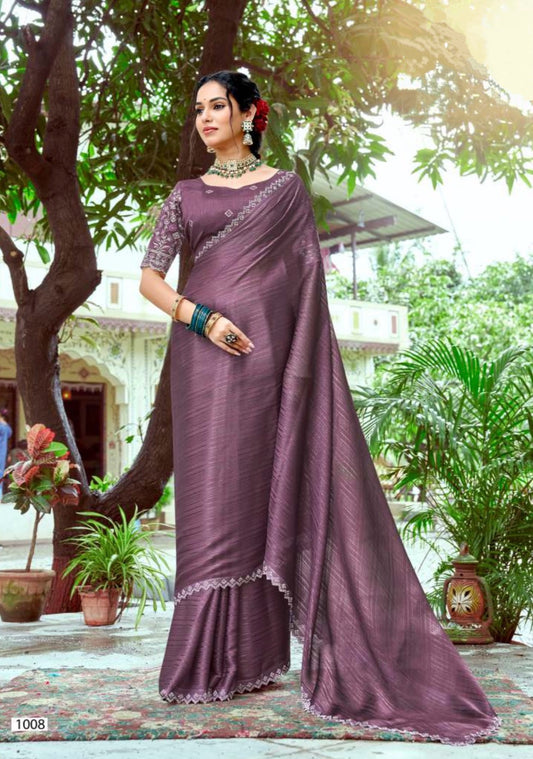 Crush Designer Blouse Saree