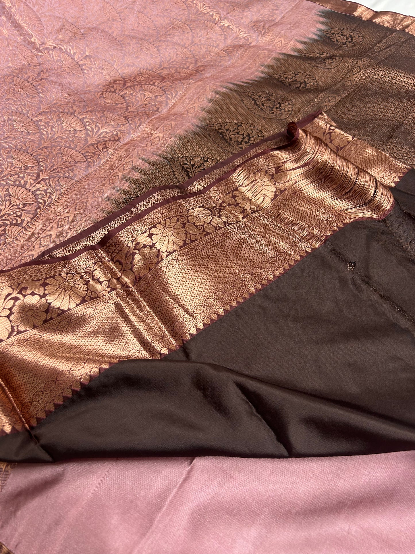 Brocket Kanjivaram Saree