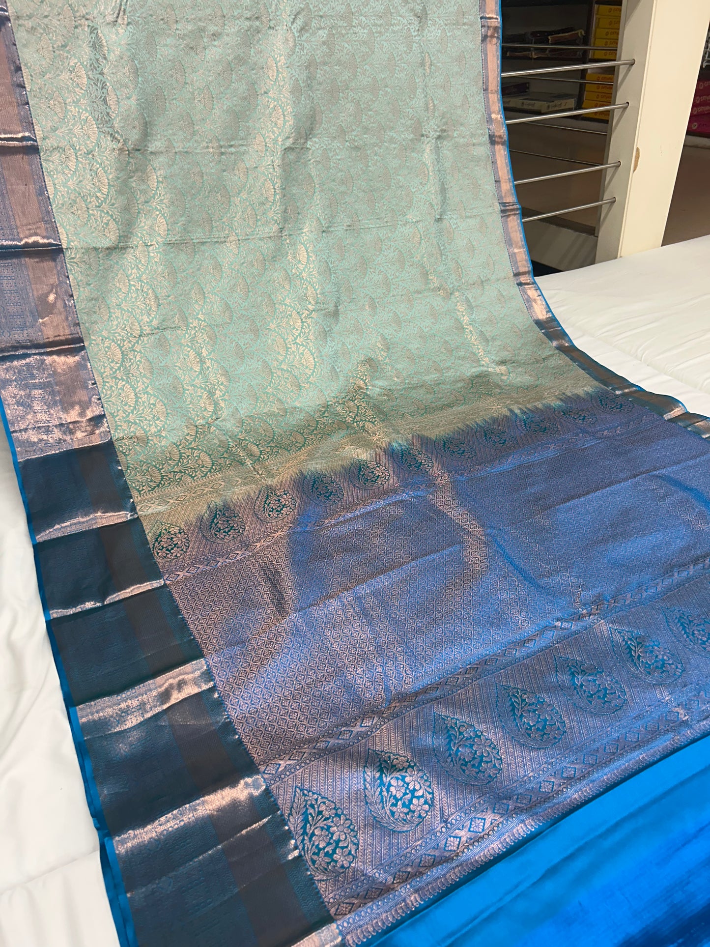 Brocket Kanjivaram Saree
