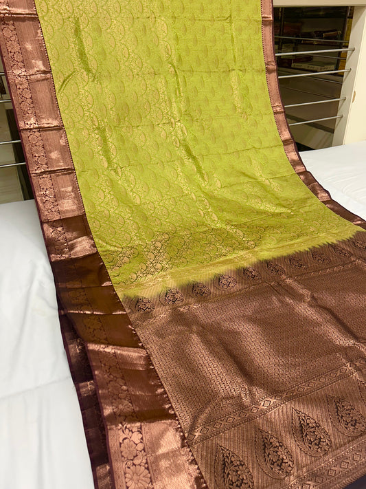 Brocket Kanjivaram Saree