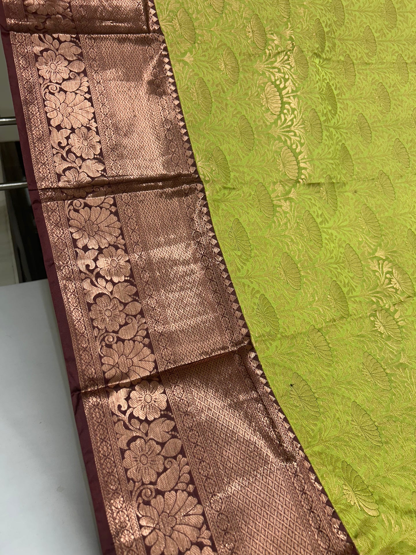 Brocket Kanjivaram Saree