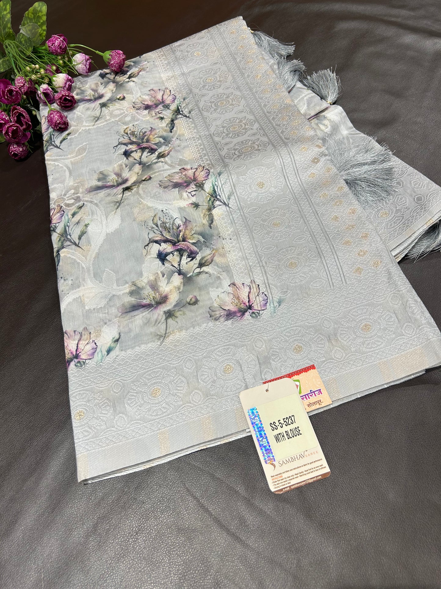 Lakhnavi Cotton Saree