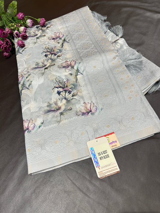 Lakhnavi Cotton Saree