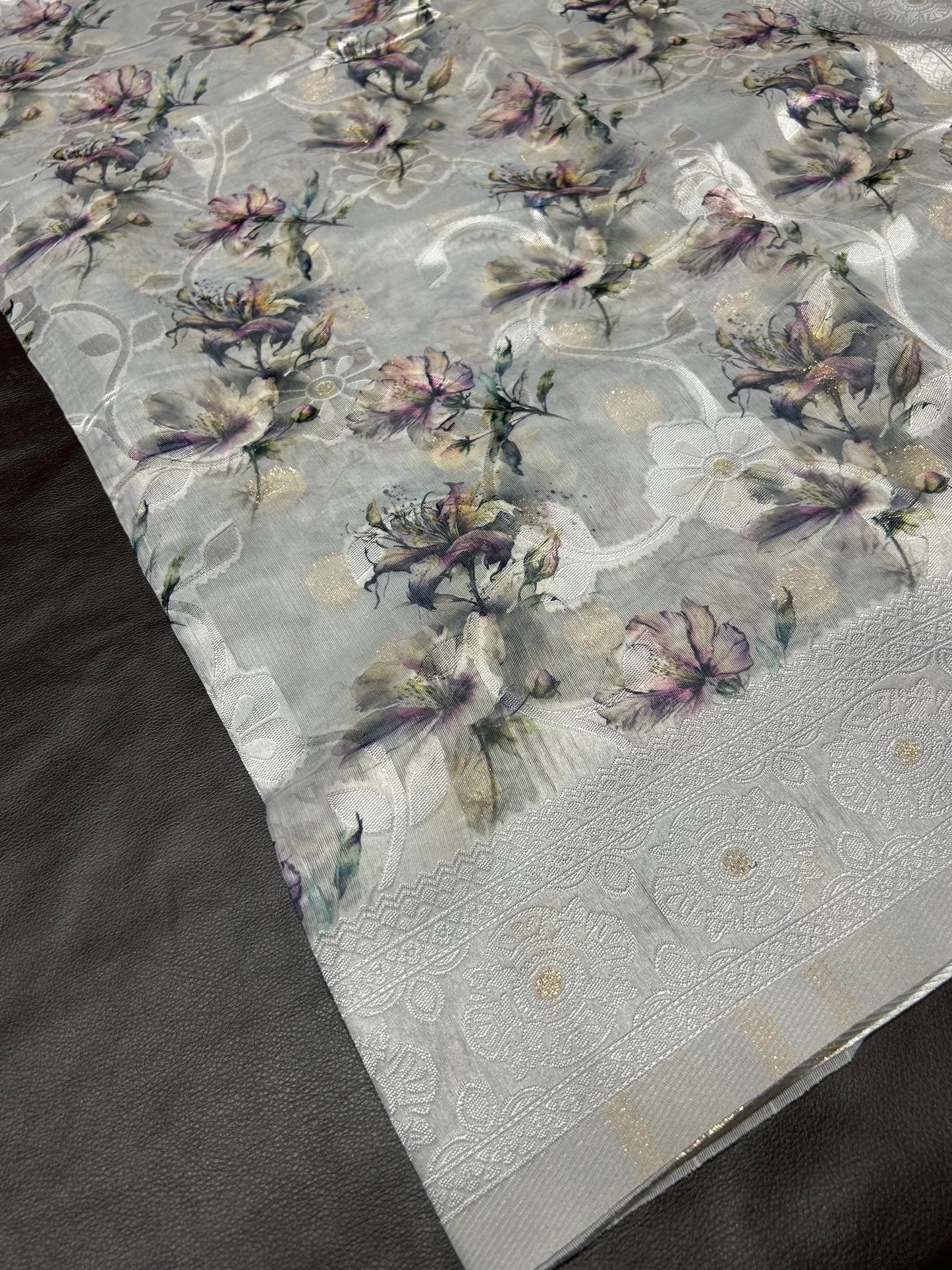 Lakhnavi Cotton Saree