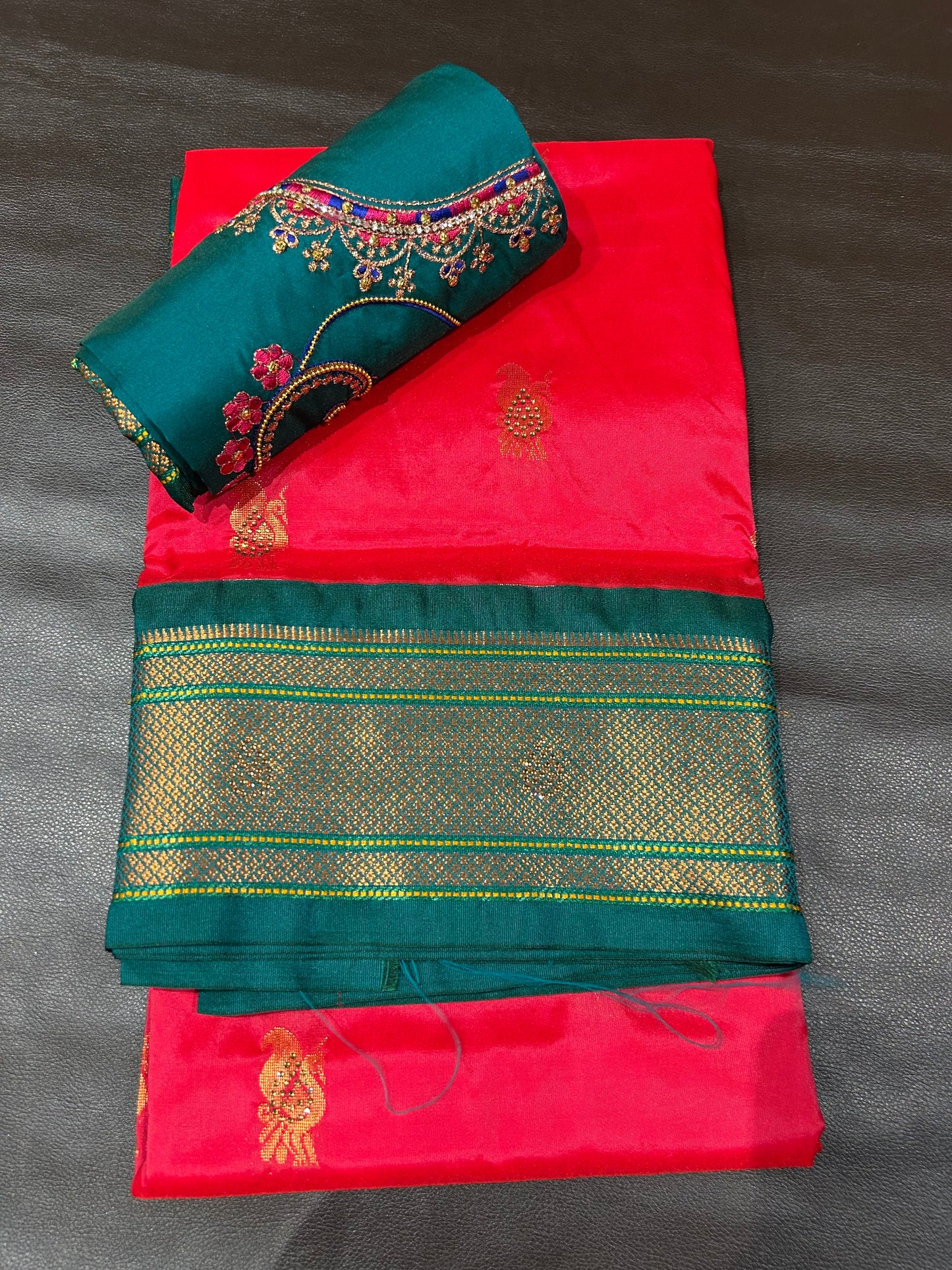 Paithani Saree Aari Work Blouse