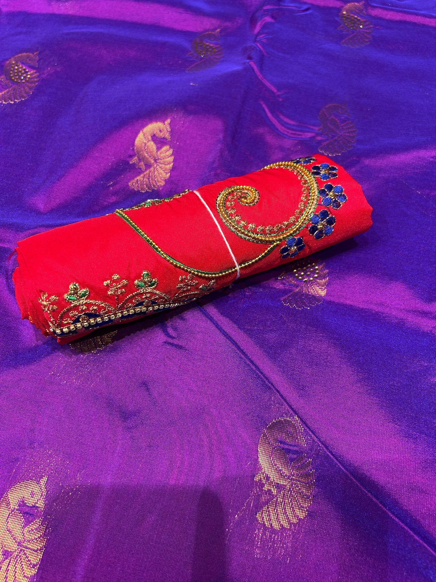 Paithani Saree Aari Work Blouse