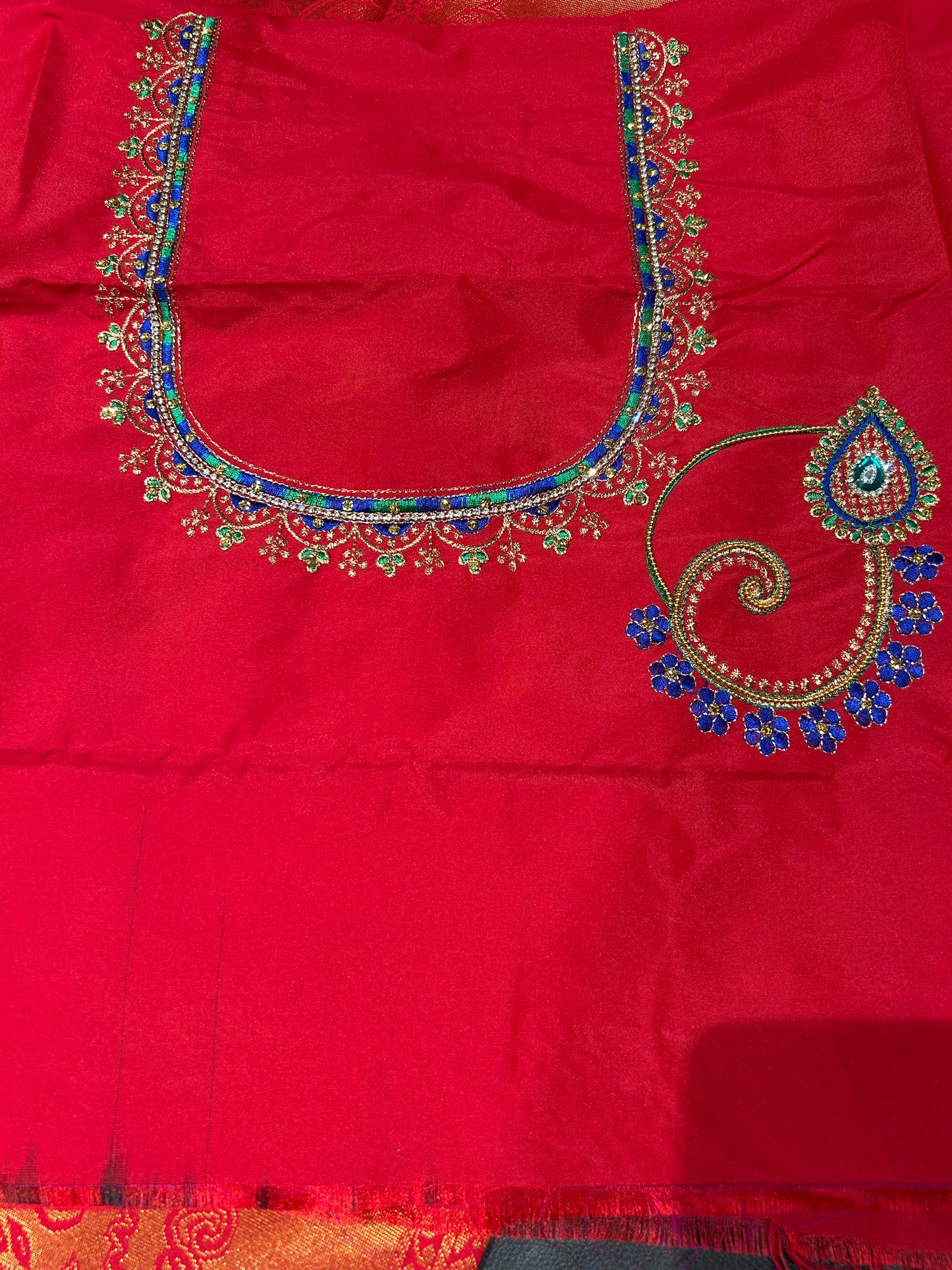 Paithani Saree Aari Work Blouse