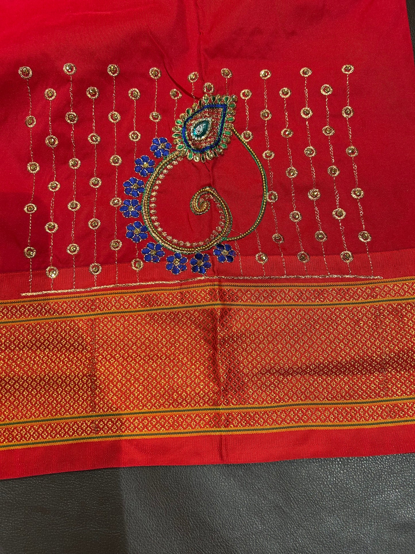 Paithani Saree Aari Work Blouse