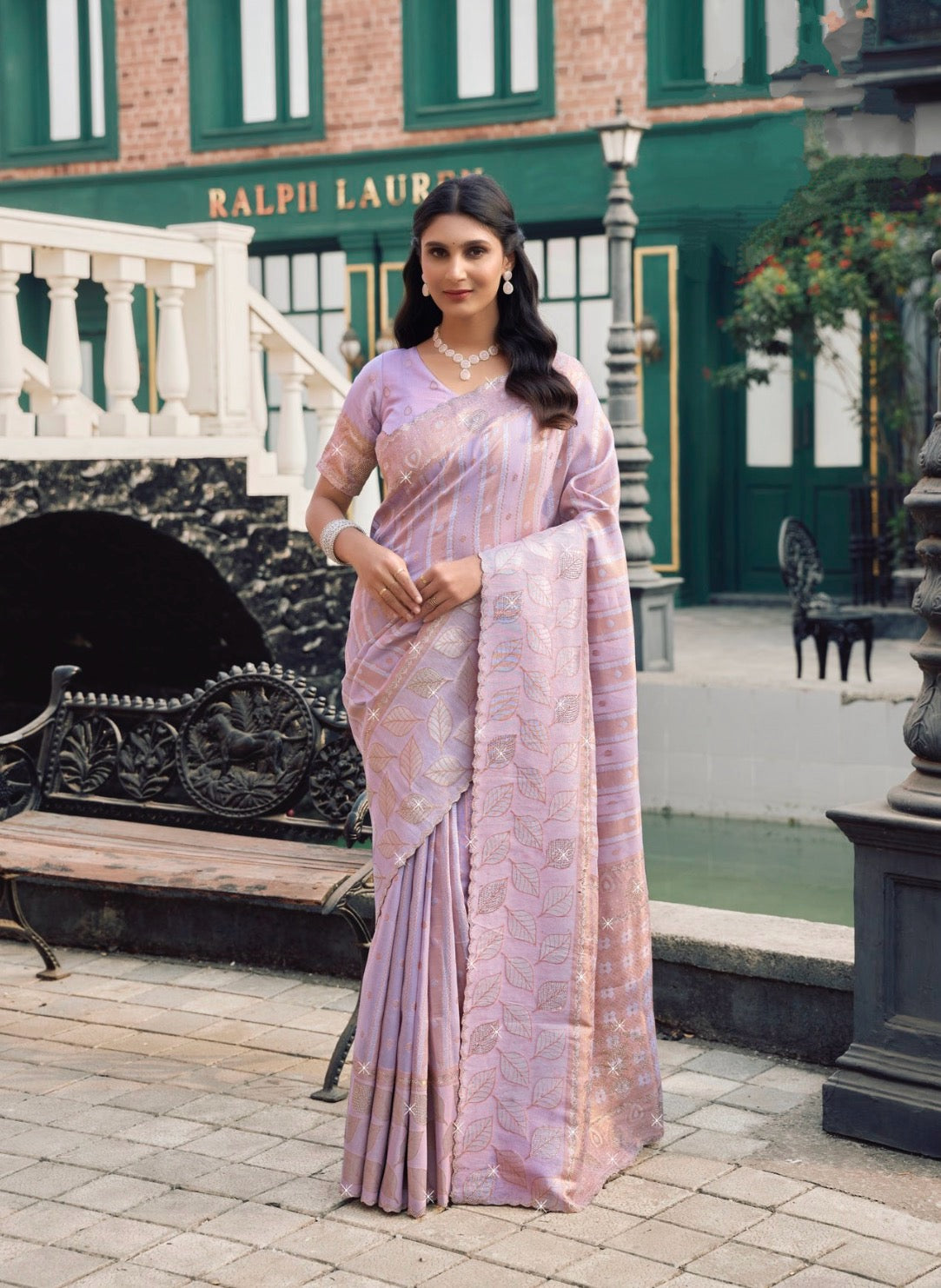Fancy Chanderi Saree