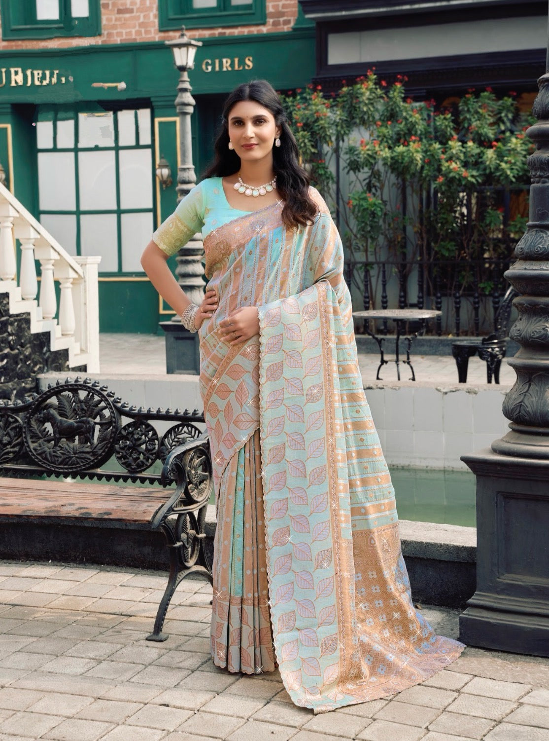 Fancy Chanderi Saree