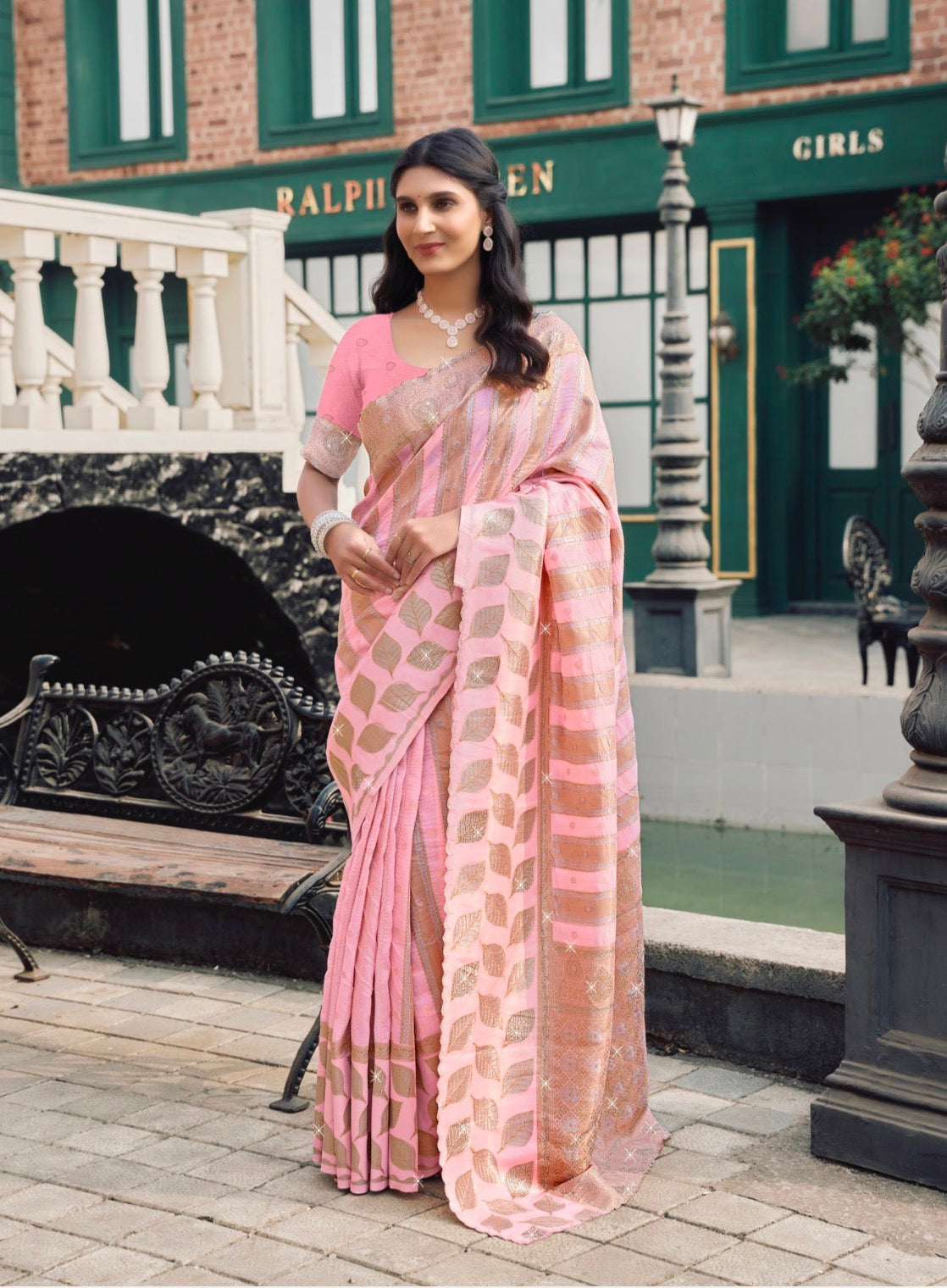 Fancy Chanderi Saree