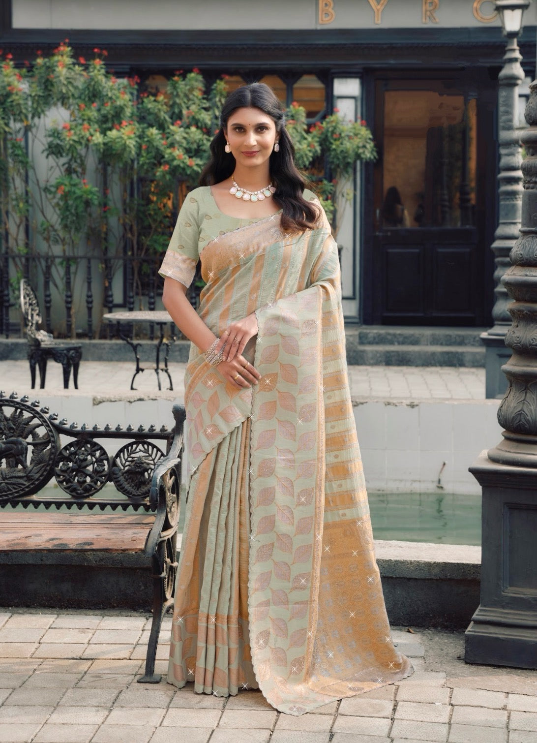 Fancy Chanderi Saree