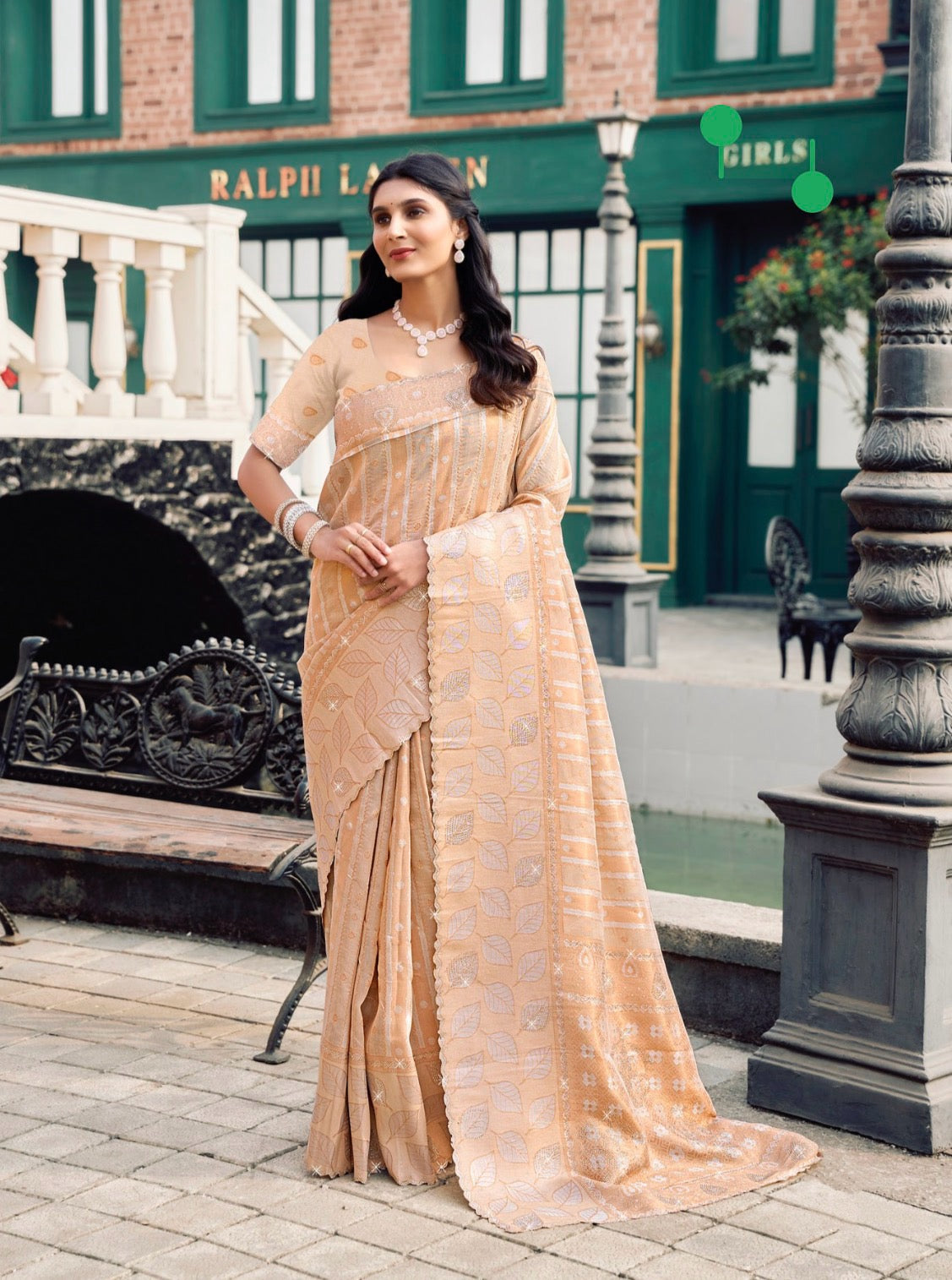 Fancy Chanderi Saree