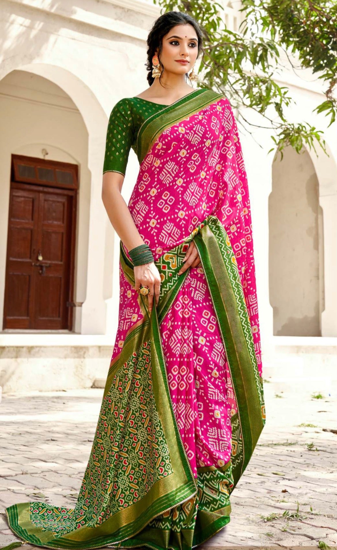 Printed Patola Saree