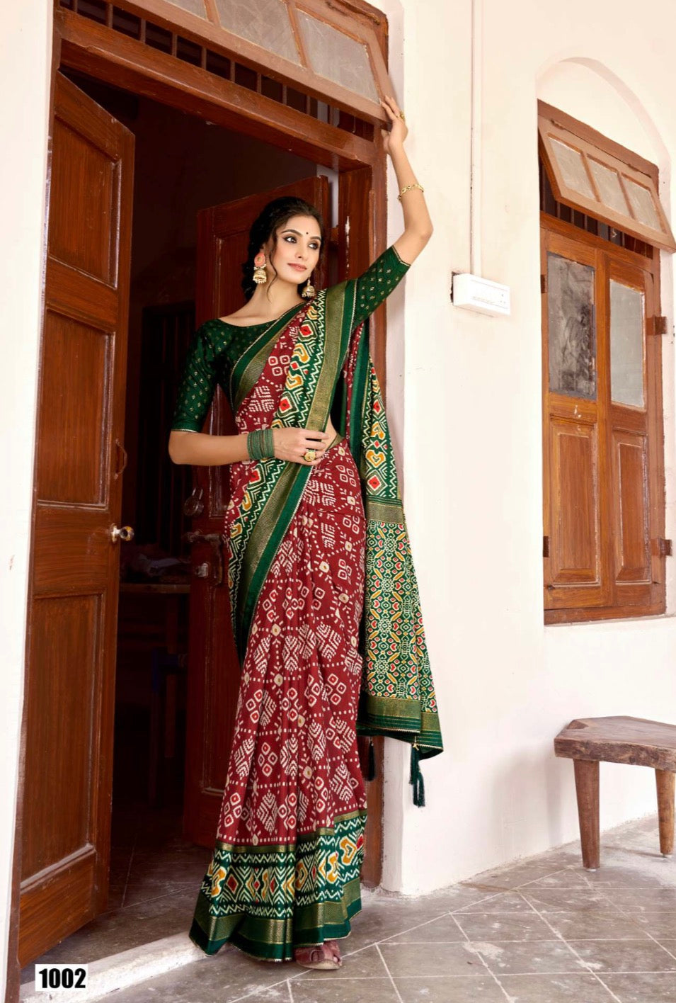Printed Patola Saree