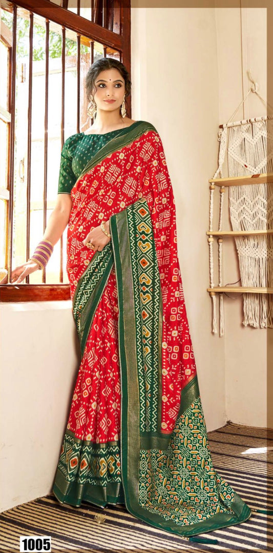 Printed Patola Saree