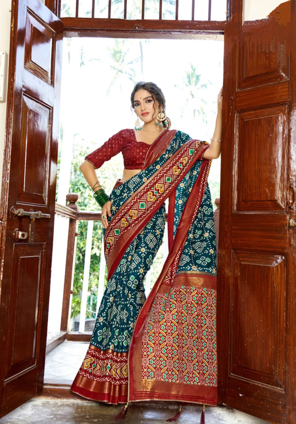 Printed Patola Saree