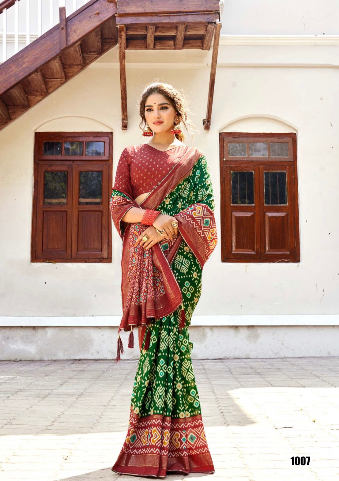 Printed Patola Saree