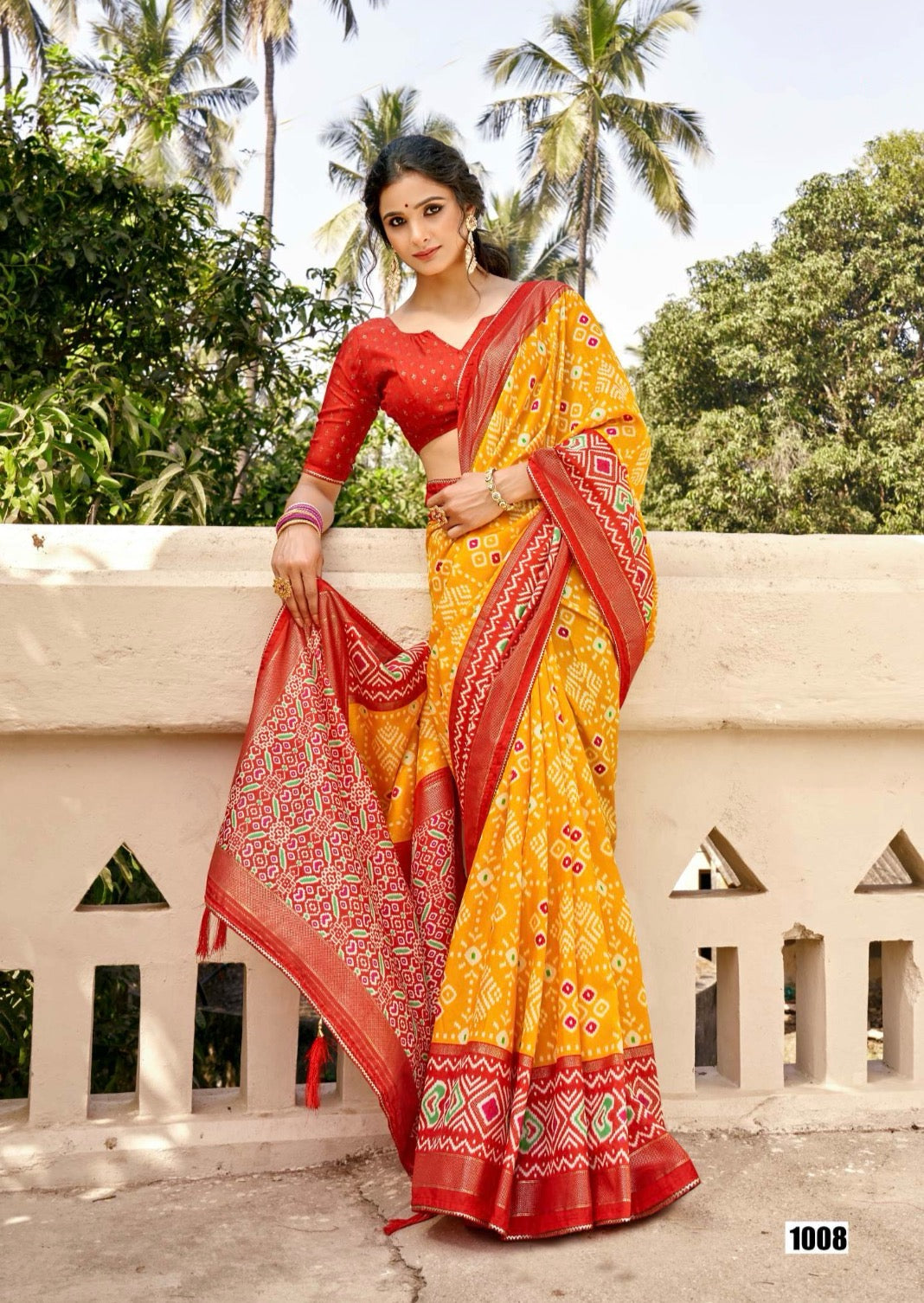 Printed Patola Saree