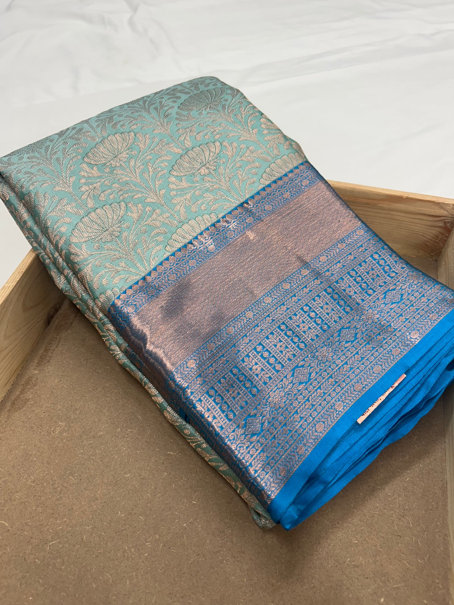 Brocket Kanjivaram Saree