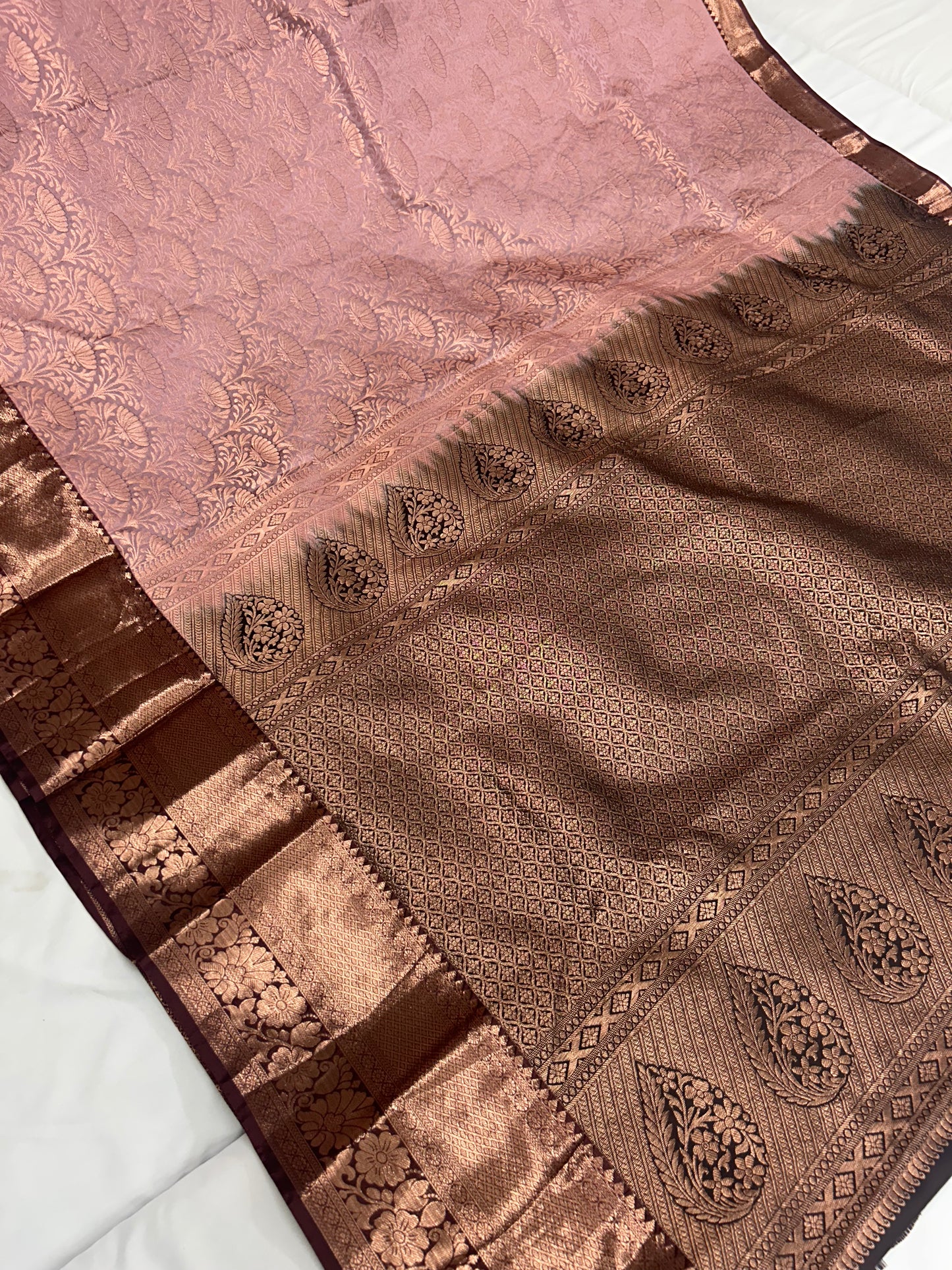 Brocket Kanjivaram Saree