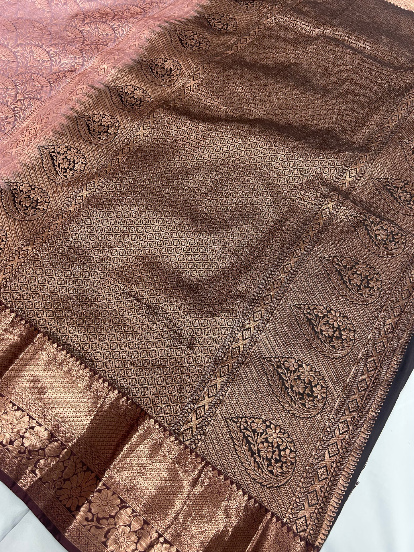 Brocket Kanjivaram Saree