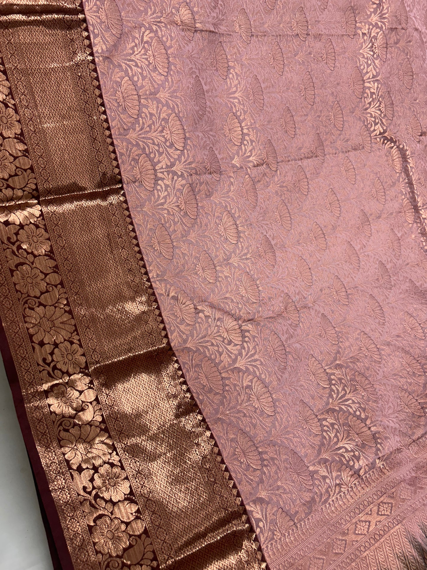 Brocket Kanjivaram Saree