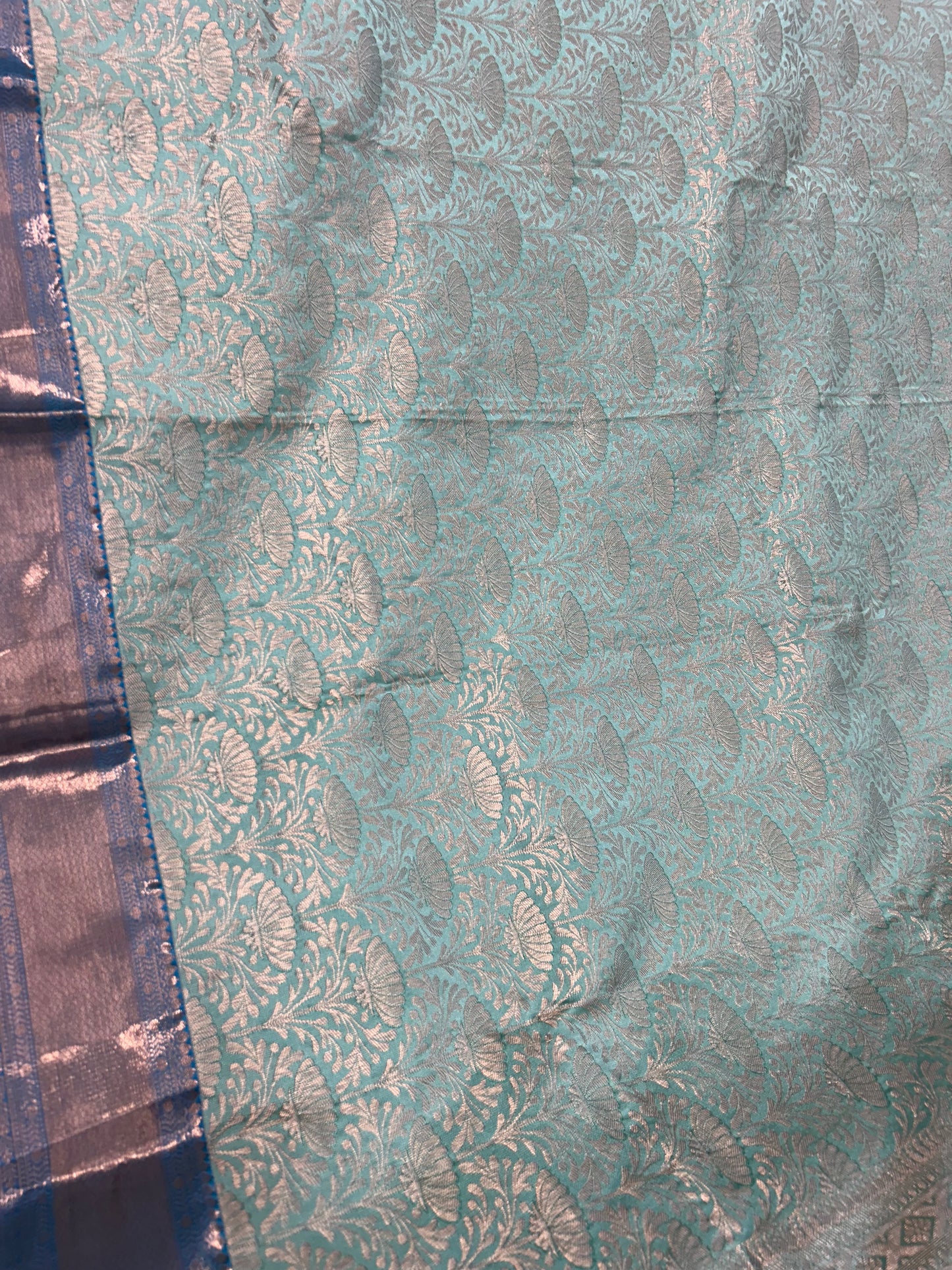 Brocket Kanjivaram Saree