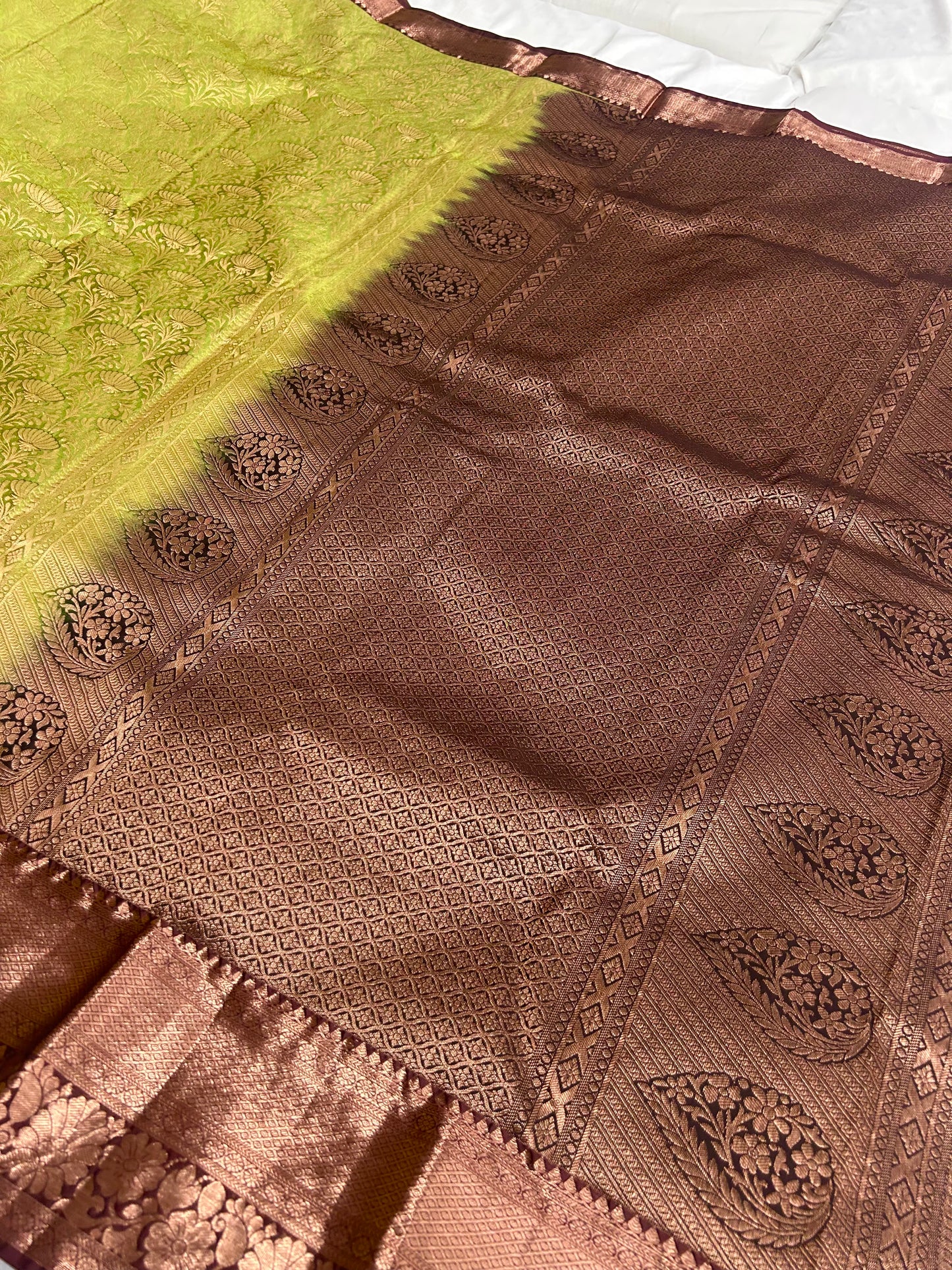 Brocket Kanjivaram Saree