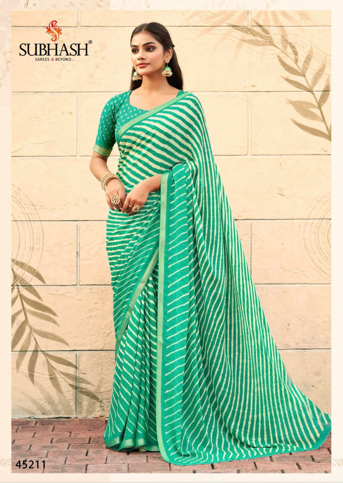 Lehairiya Malmal Saree