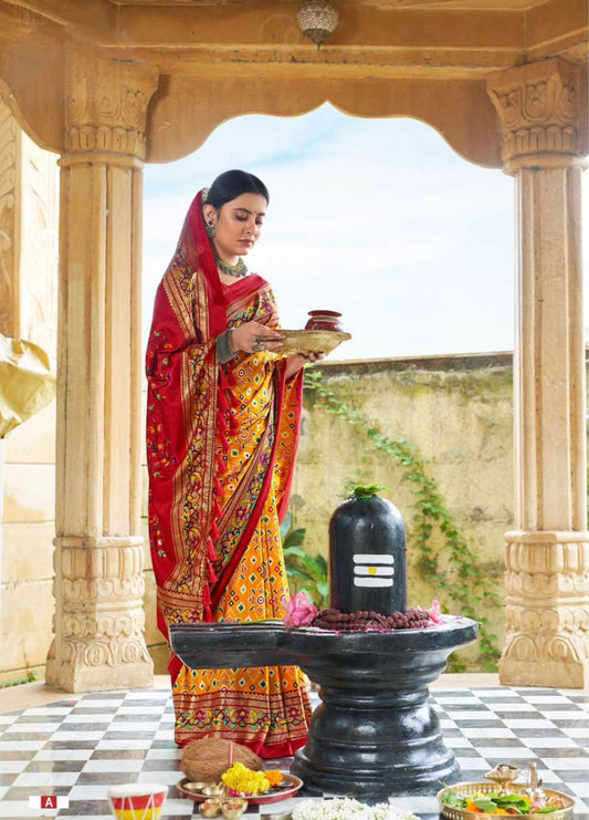 Raj-Mata Patola Saree