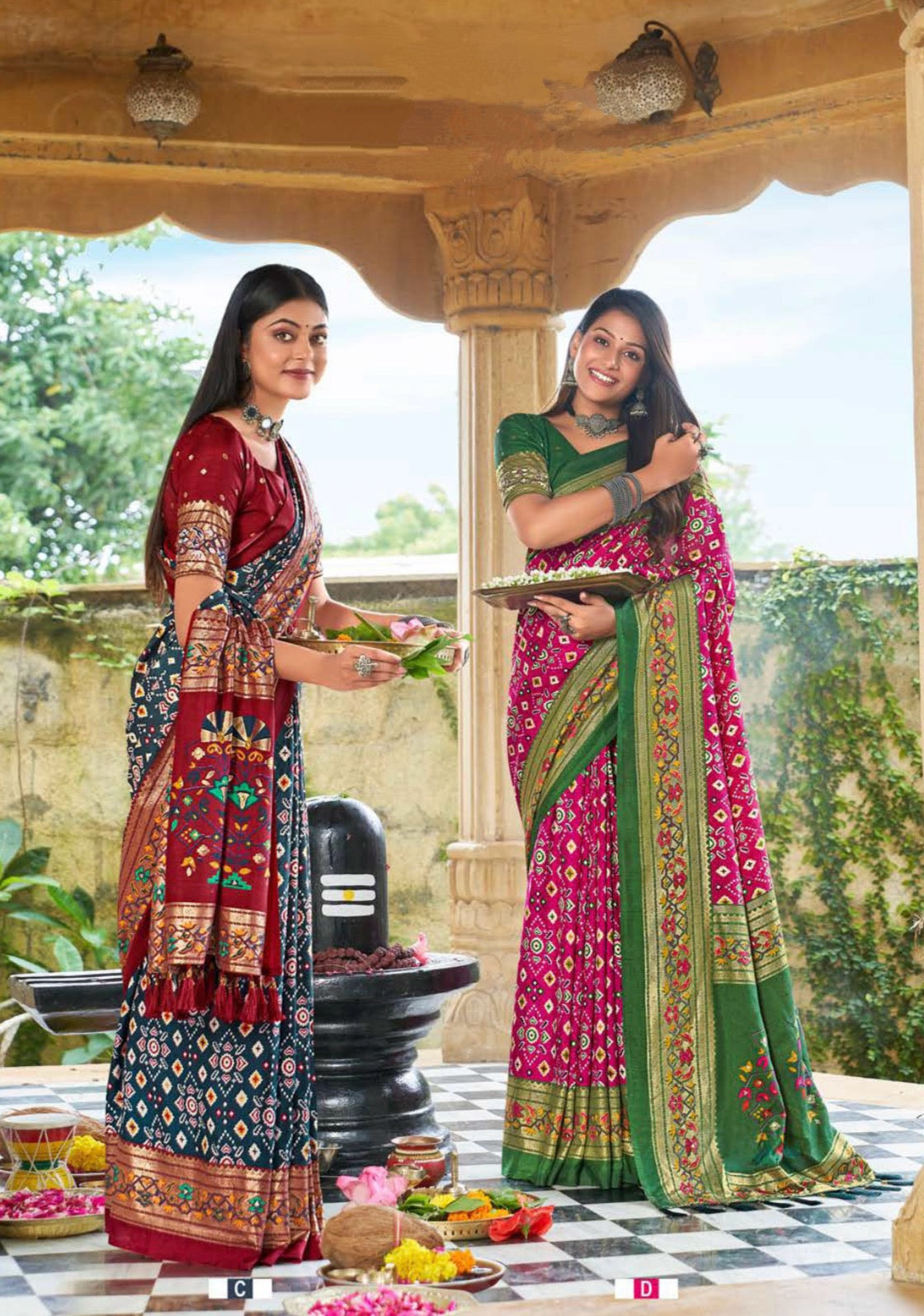 Raj-Mata Patola Saree