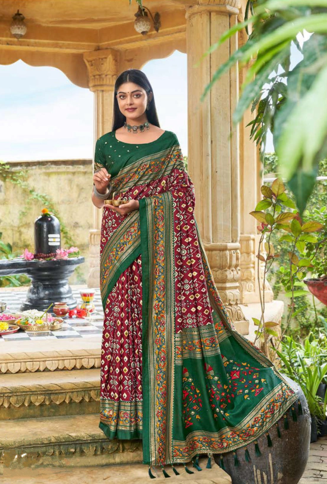 Raj-Mata Patola Saree