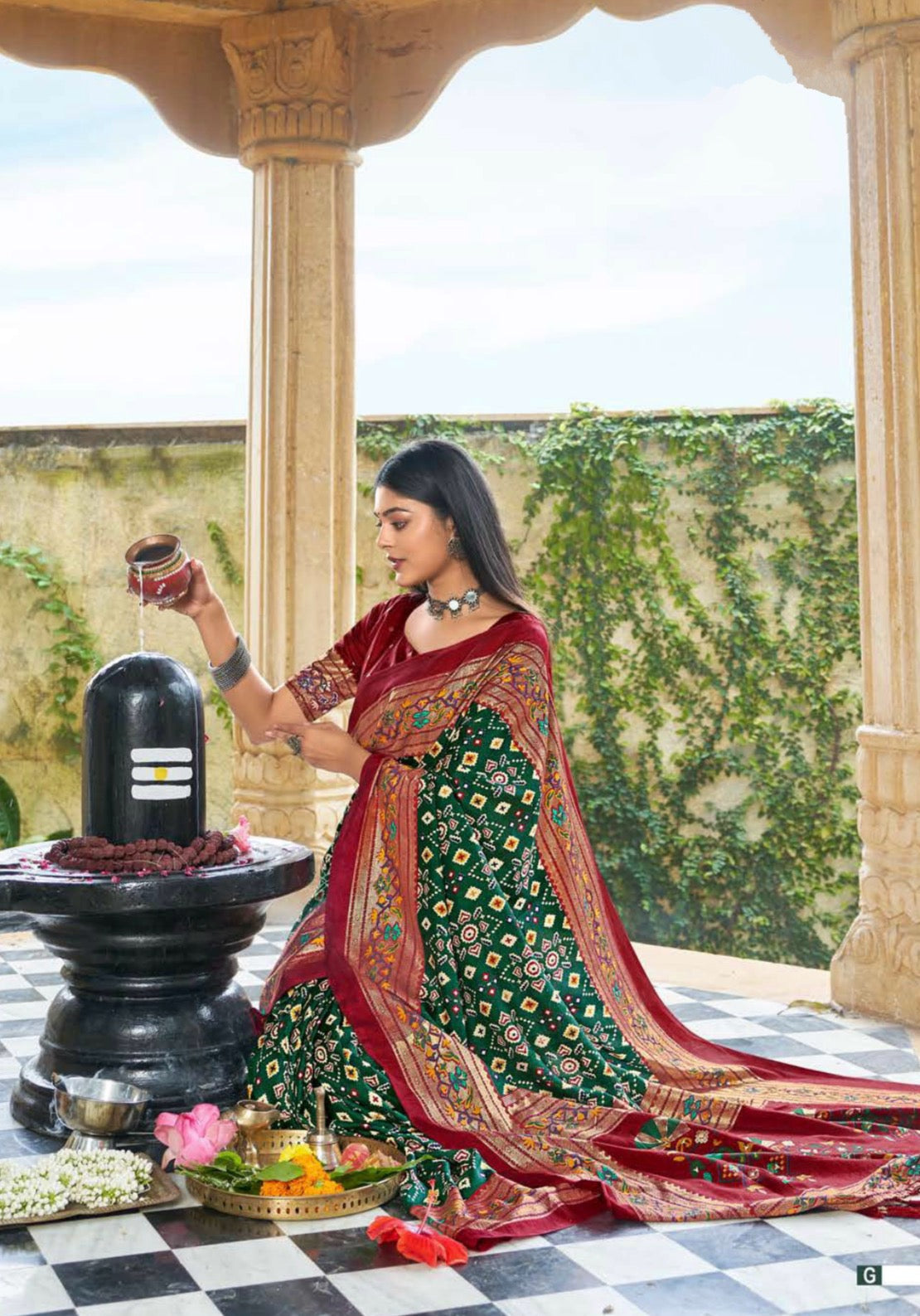 Raj-Mata Patola Saree